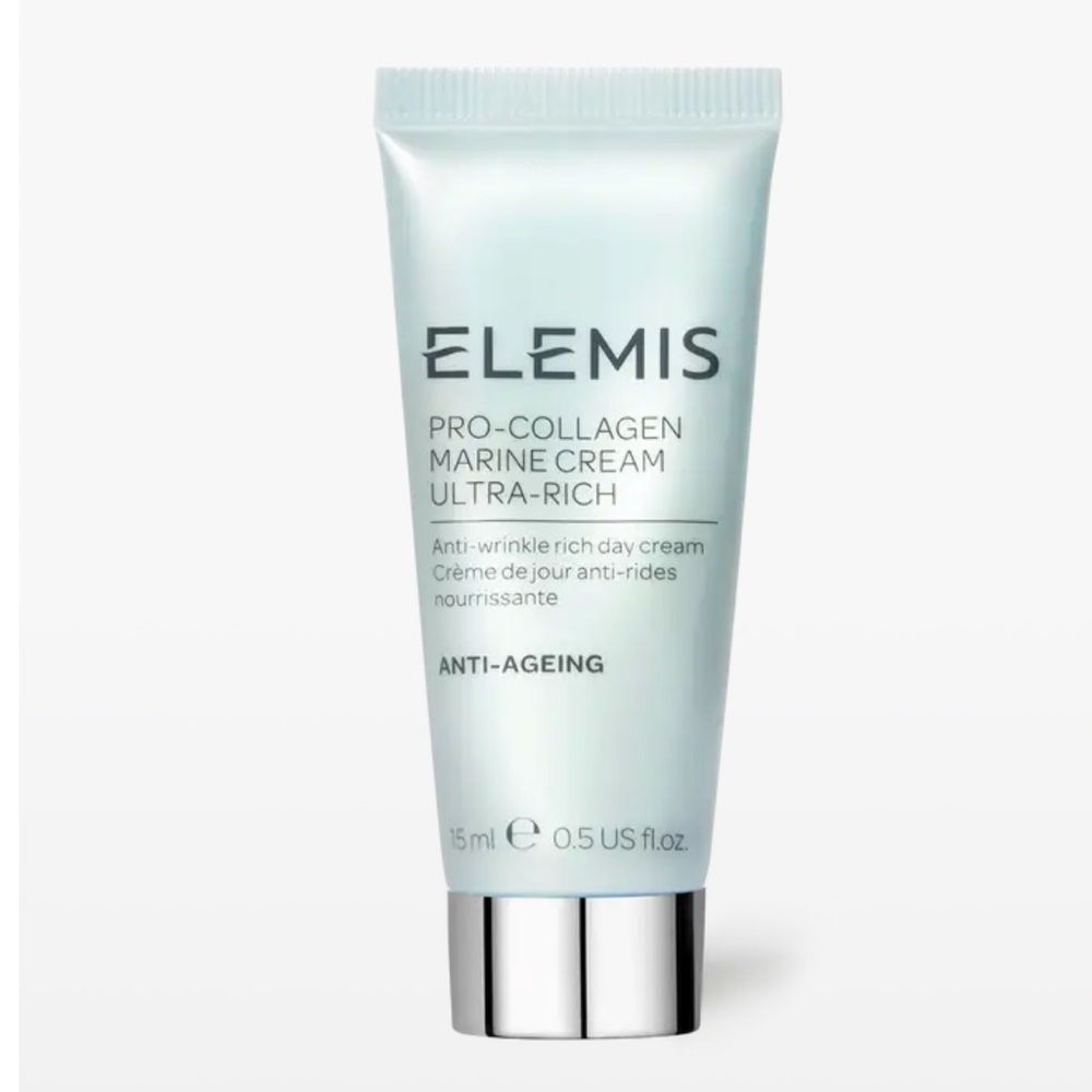 NEW Elemis Pro-Collagen Marine Cream anti aging travel size .5 fl oz